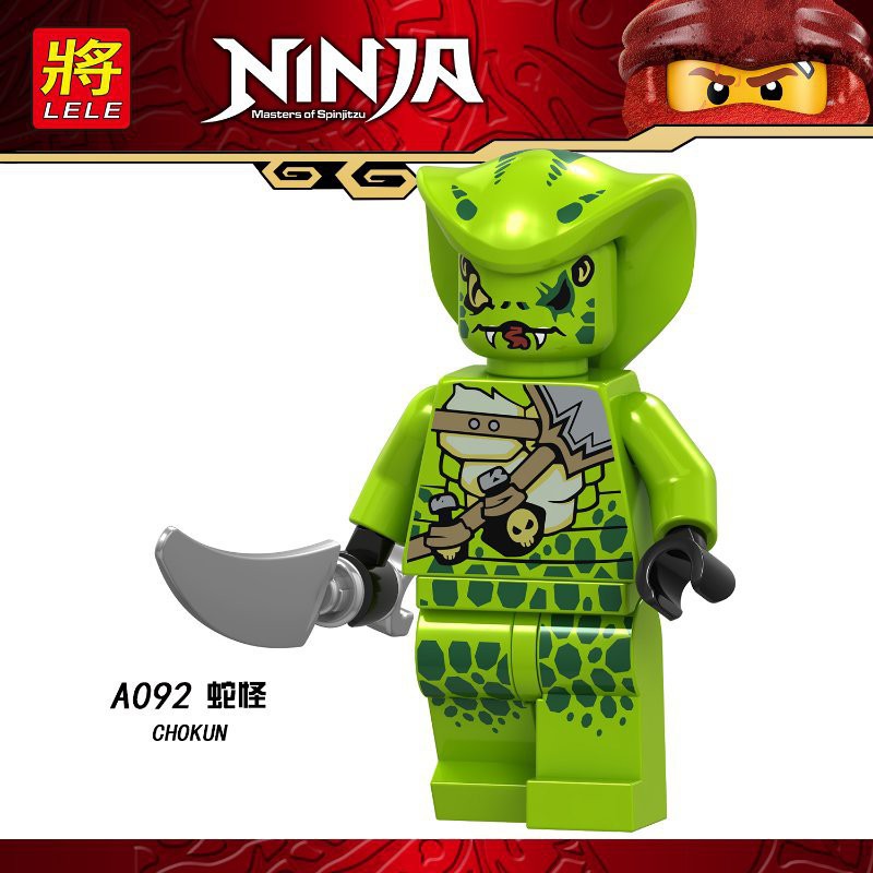 Minifigures Ninjago Các Nhân Vật Kai Lloyd Zane Jay Cold Mẫu Ra Mới Nhất Lele A090 A097