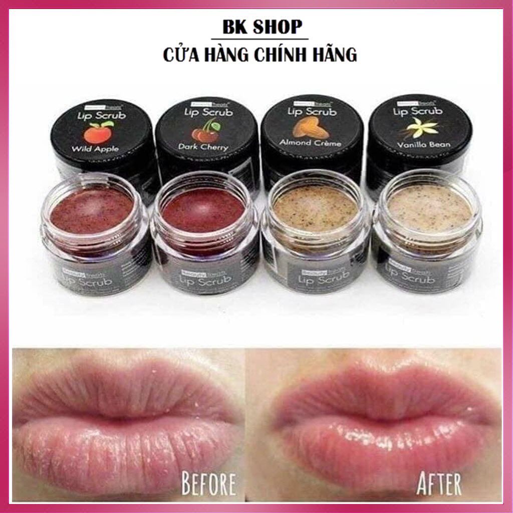 [Hàng Mỹ] Tẩy Tế Bào Chết Môi Beauty Treats Lip Scrub Mỹ 10.5G
