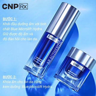 Gói sample kem dưỡng cấp nước, căng bóng da blue microlift hydra cnpcream - ảnh sản phẩm 8