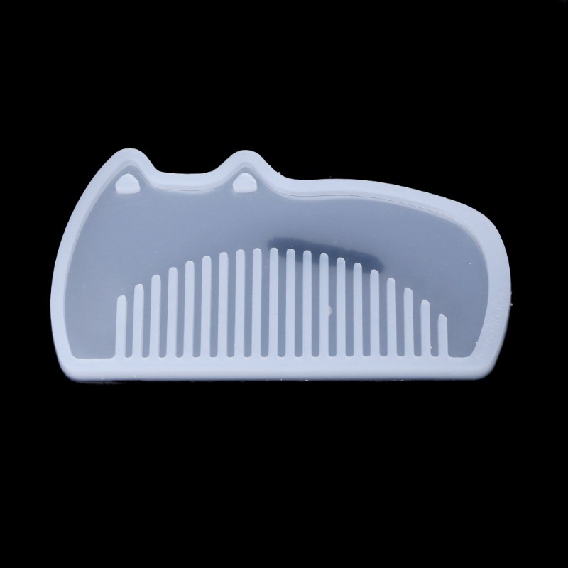 Khuôn Silicon Trong Suốt Hình Lược 3d Làm Đồ Trang Sức Diy