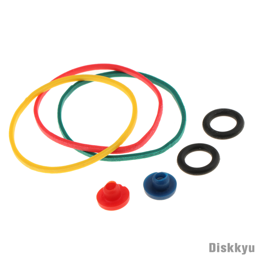 300 Pieces Colorful Tattoo Grommets Nipples O Ring And Rubber Bands Supply