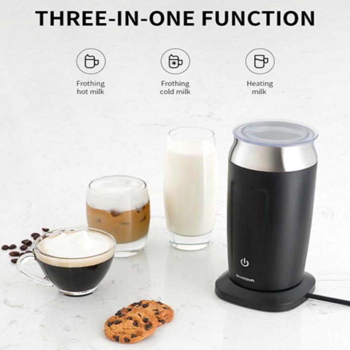 Máy tạo bọt và đánh sữa, thương hiệu cao cấp Shardor - MF515B: Dung tích 360ml, công suất 500W