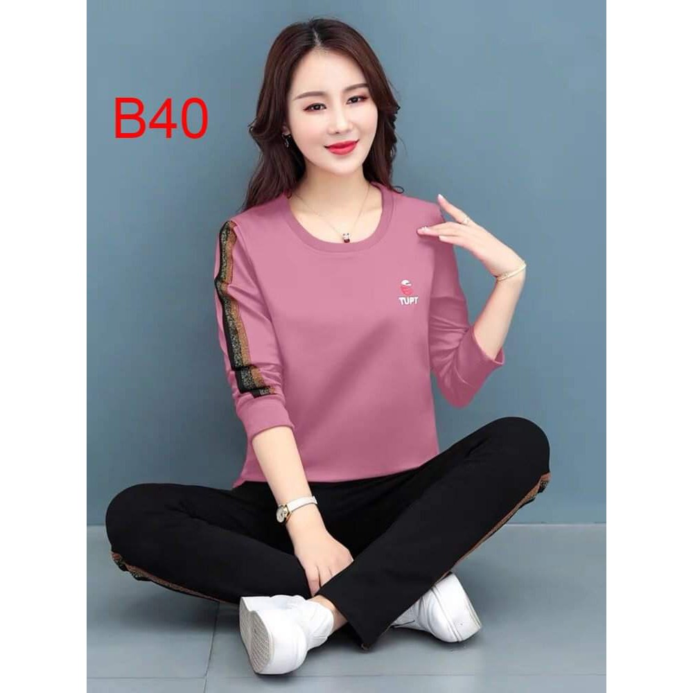 Đồ Bộ Thu Đông Nữ Thể Thao Thời Trang Dạo Phố Mặc Nhà Cao Cấp B39, B40, B41, B42