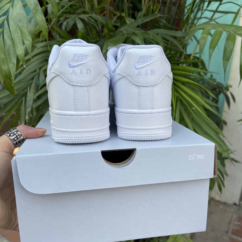 (BEST QUALITY) Giày AF1 All White Đầy Đủ Hộp Bảo Vệ Và Tặng Kèm Tất | BigBuy360 - bigbuy360.vn