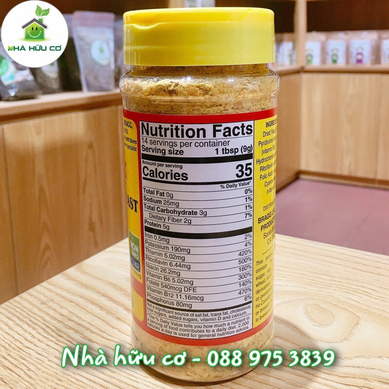 Nấm men dinh dưỡng Bragg Nutritional Yeast Seasoning 127 gr - Date : 8/2022 | BigBuy360 - bigbuy360.vn