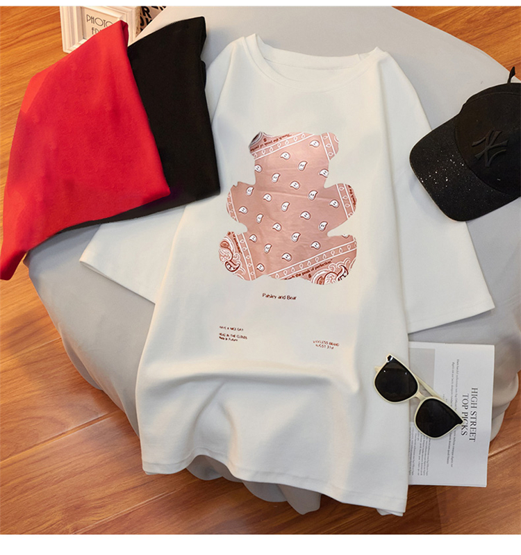 NRVP Áo thun cổ tròn tay lửng thời trang 2021 dành cho nữ