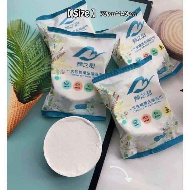 KHĂN TẮM NÉN DÙNG ĐI DU LỊCH CHƠI XA TIỆN LỢI