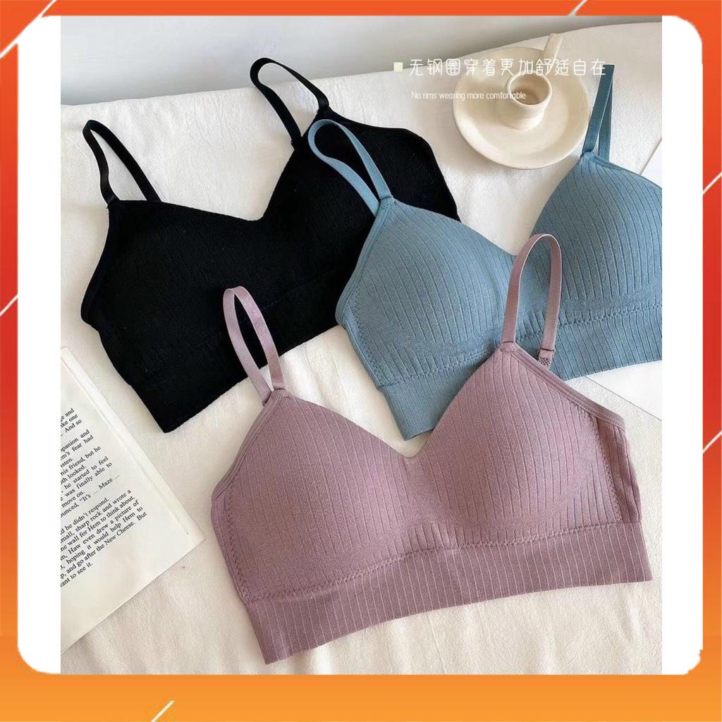 Áo bra 2 đây cotton mịn thấm hút mồ hôi đa năng cao cấp gọn dáng sang chảnh sexy