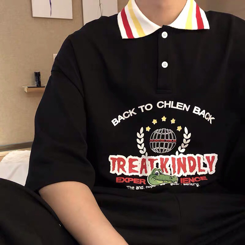 [Mã SKAMCLU7 giảm 10% Tối Đa 50K đơn 0Đ] Áo Polo oversize Treatkindly, JACKLANE, Áo polo cộc tay Unisex Jack Lane | BigBuy360 - bigbuy360.vn