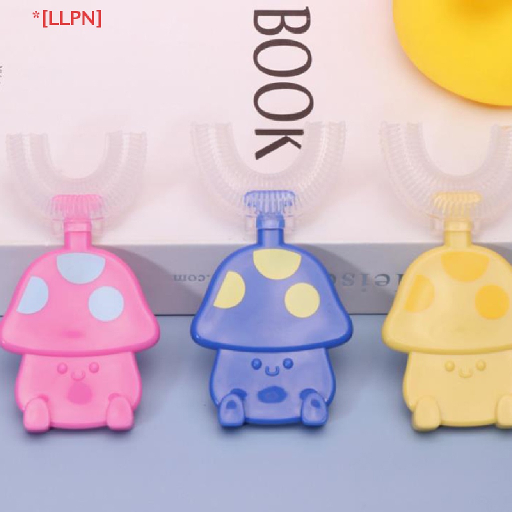 Bàn Chải Đánh Răng Bằng Silicon Mềm Hình Chữ U Cho Bé