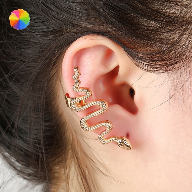 Khuyên tai trái hình rắn phong cách Retro cá tính