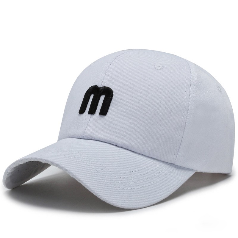 Mũ Lưỡi Trai - Nón Kết - Mũ Bóng chày Thời Trang Hàn Quốc thêu M dễ thương - MLT.02