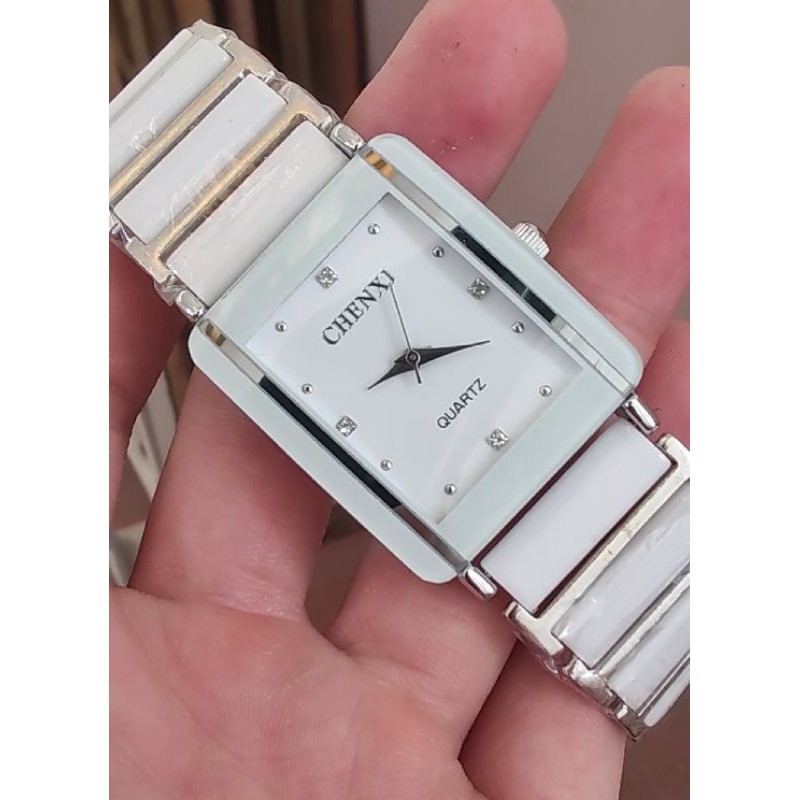 Đồng Hồ Đôi Nam Nữ Chenxi Đồng hồ cặp Dây thép Đính Đá Sang Trọng Thời Trang cao cấp -D15-