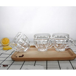 Bộ 6 Cốc Thủy Tinh Có Quai