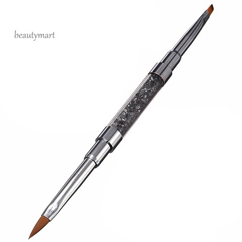 Cọ vẽ móng UV DIY hai đầu đính đá lấp lánh