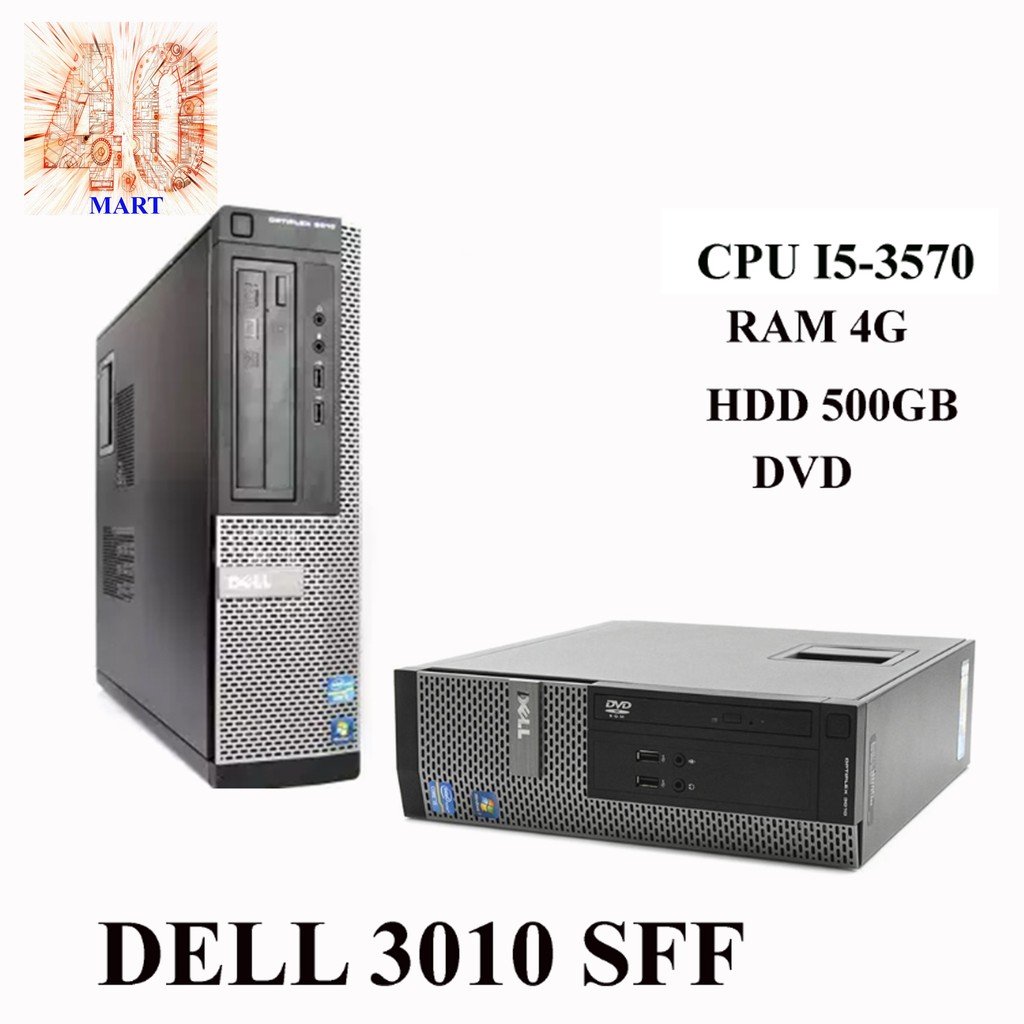 Máy tính DELL Optiplex 3010( intel G840,I3-3220;I5-3570 ram 4GB, ổ cứng 500GB)