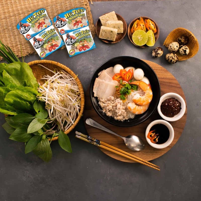 12 viên gia vị nấu hủ tiếu nam vang Nosa