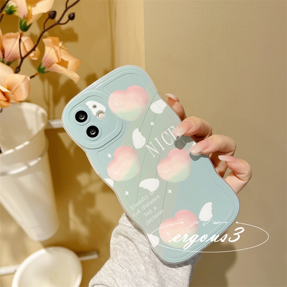 Ốp Điện Thoại Họa Tiết Trái Tim Cho iPhone 14 13 12 11 Pro Max SE2020 X XR Xs Max 7 8 Plus