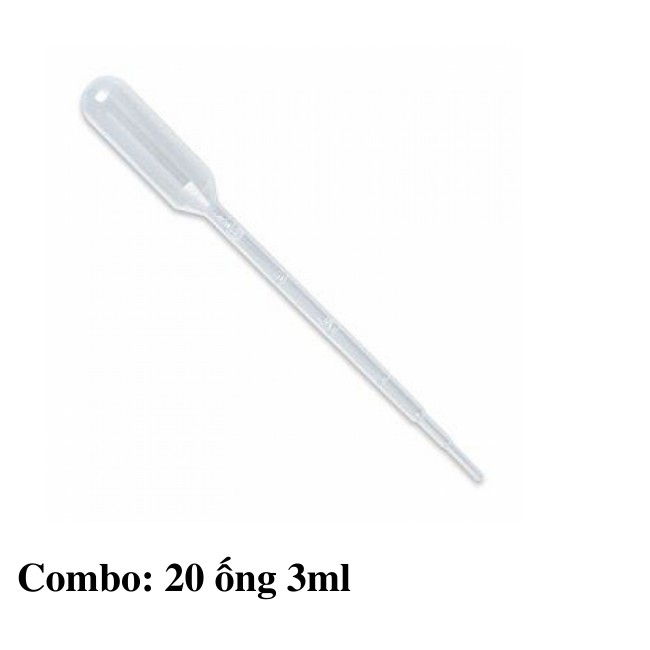 Pipet nhựa 3ml - Set 20,50,100 ống