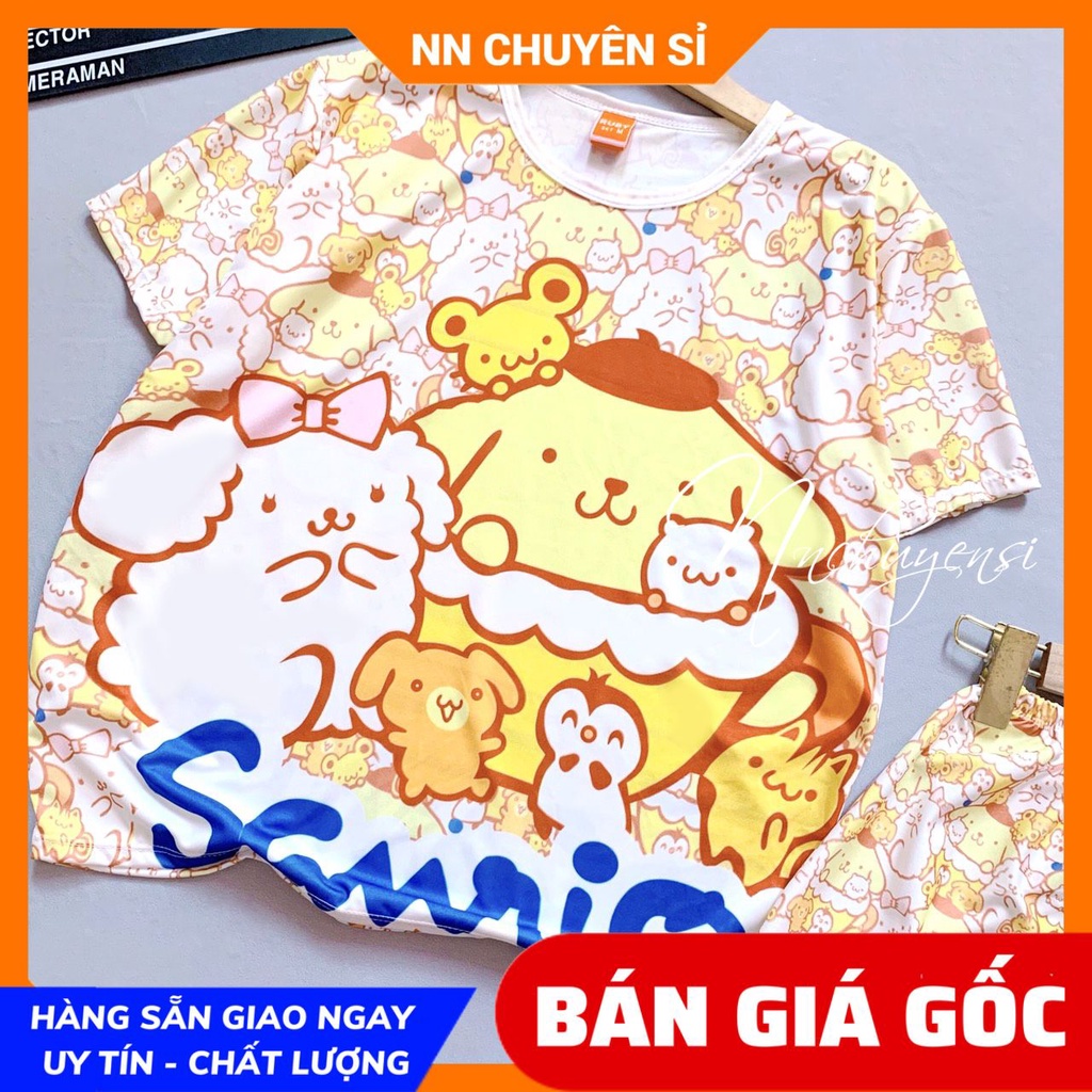 Đồ bộ bé trai bé gái size 7kg đến 70kg chất thun mềm mát in hình gấu pooh hoạt hình dễ thương DBRBD FULL SIZE