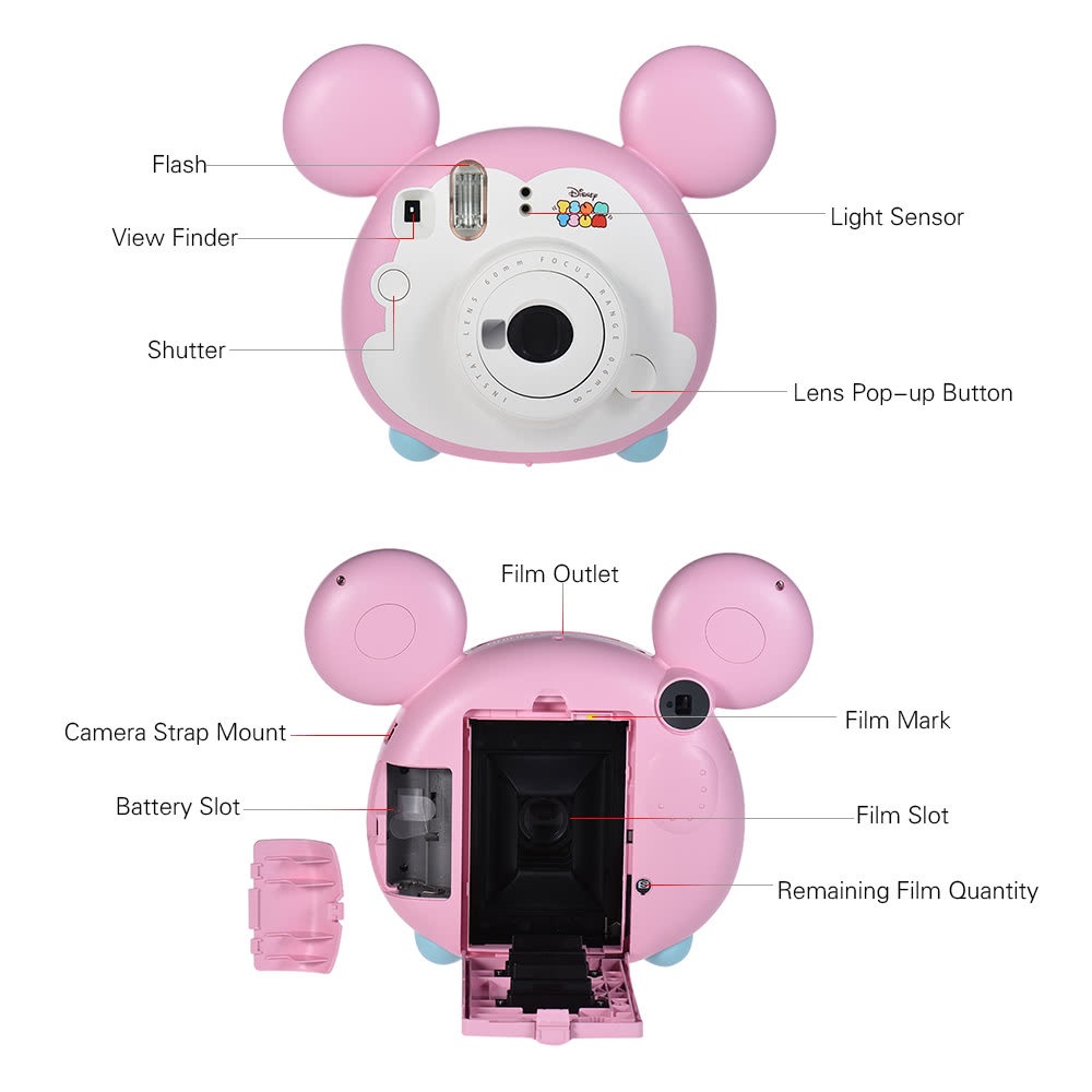 Máy Ảnh Chụp Lấy Ngay Instax Mini 8 Tsum Tsum - Chính Hãng Fujifilm Việt Nam