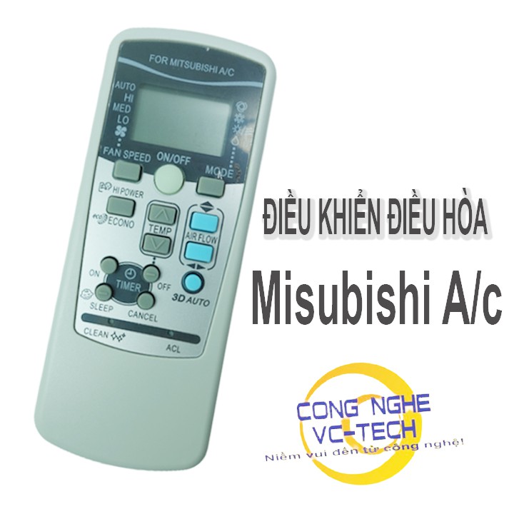 ĐIỀU KHIỂN ĐIỀU HÒA Misubishi A/c ☘ Điều khiển điều hòa chính hãng ☘ Bảo hành 6 tháng