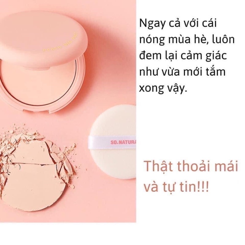 Phấn nách bột khô Peach Deo Pact SO NATURAl