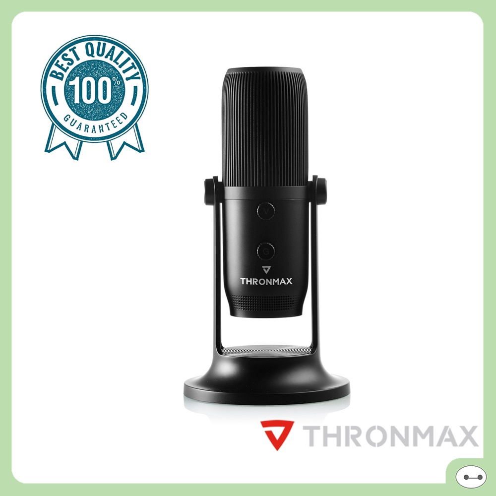 MICROPHONE THU ÂM THRONMAX MDRILL ONE PRO M2 JET BLACK 96Khz