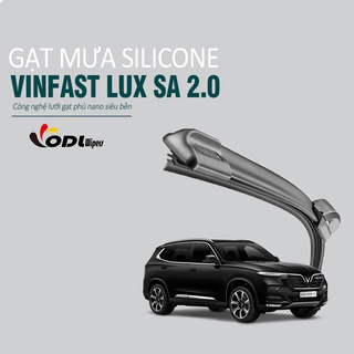 Gạt Mưa Xe Vinfast lux SA 2.0 Gạt Mưa Thân Mềm Lưỡi Silicon Hàng Loại I Siêu Bền