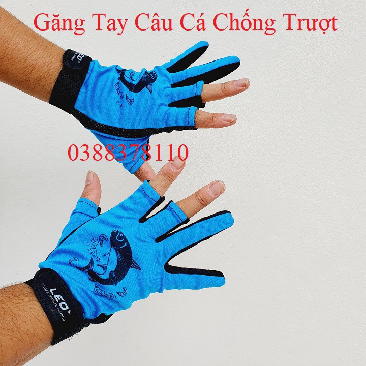 Găng Tay Câu Cá Chống Trượt Bằng Vải Neoprene - GT 1