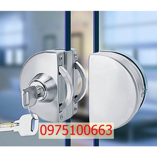  Khoá bán nguyệt Hammered 828-03- Khóa bán nguyệt-Khóa cửa lùa kính cường lực 2 cánh