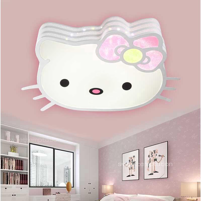 Đèn trần phòng ngủ hình hello kitty dễ thương 46 cm