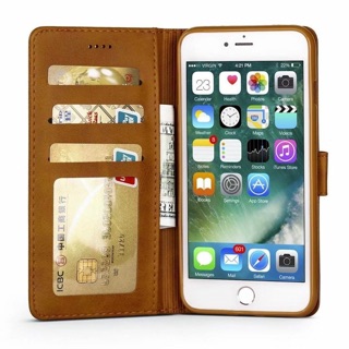 BAO DA KIÊM VÍ ĐỰNG MINI CAO CẤP DÀNH CHO IPHONE
