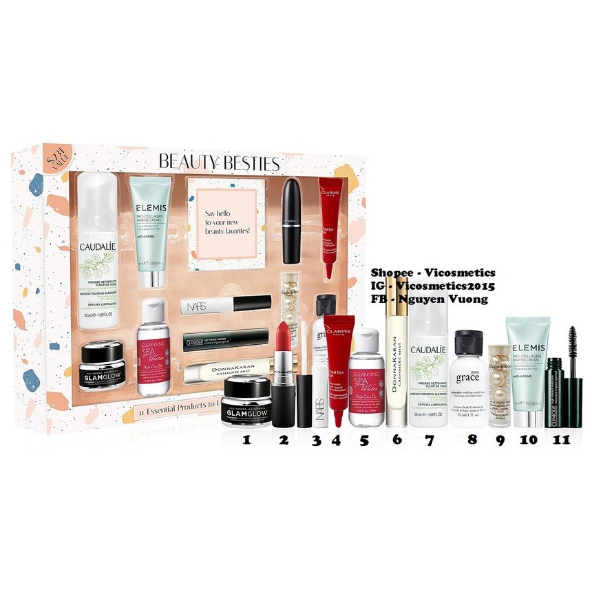 🍓 Tách set dưỡng da trang điểm Macy’s 11-Pc. Beauty Besties Set | BigBuy360 - bigbuy360.vn