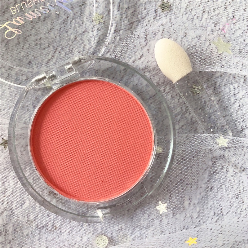 [Hàng mới về] Bảng phấn má hồng tạo khối một màu LAMEILA kèm cọ trang điểm tiện lợi | BigBuy360 - bigbuy360.vn