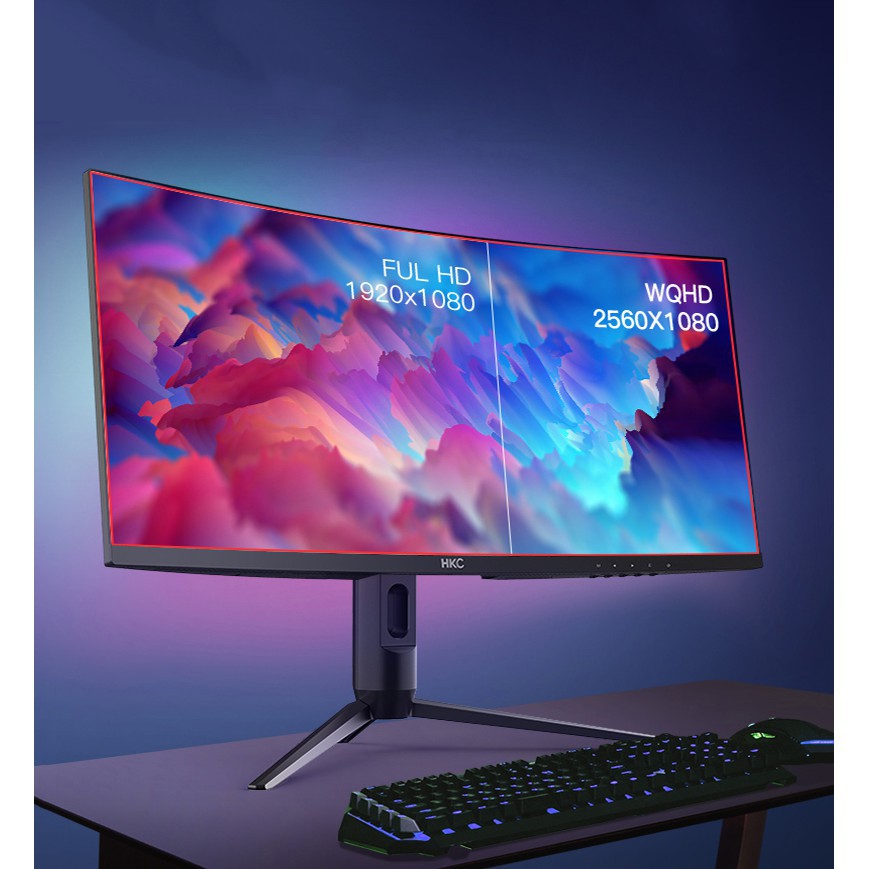 Màn hình Led HKC C29 29inch cong tỉ lệ 21:9, tần số quét 75hz Mới Full Hộp giá rẻ