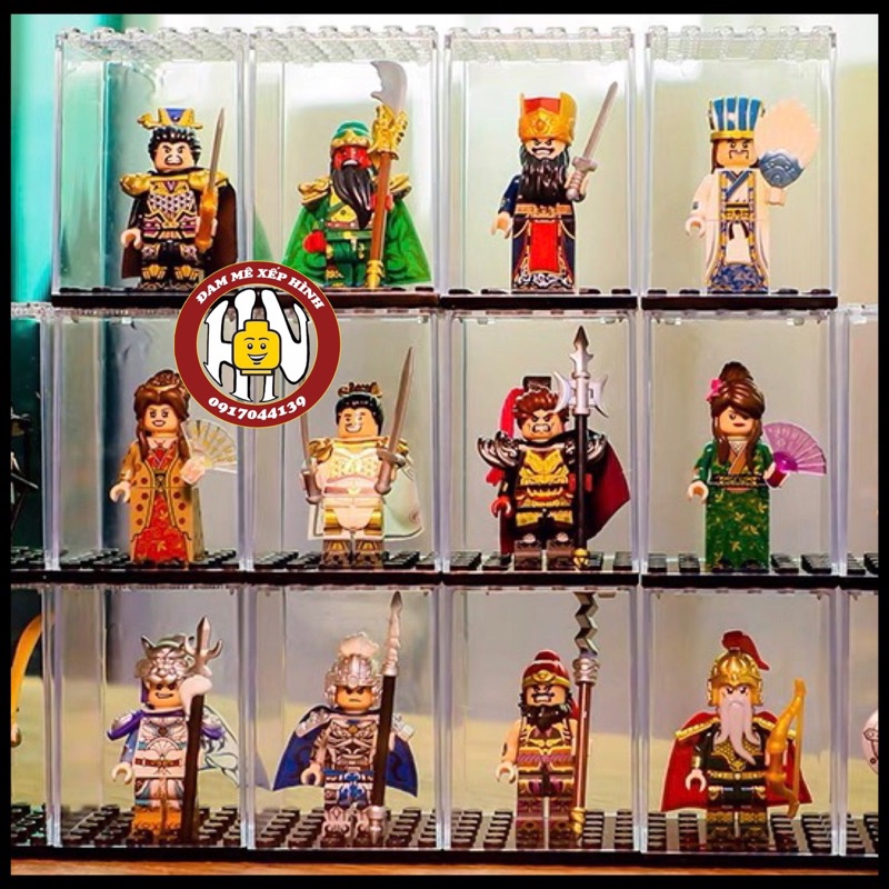 Đồ Chơi Xếp Hình - Kính Mica Bảo Quản - Trưng Bày Minifigures - Loại Dày - Hàng Cao Cấp - Ảnh Shop !