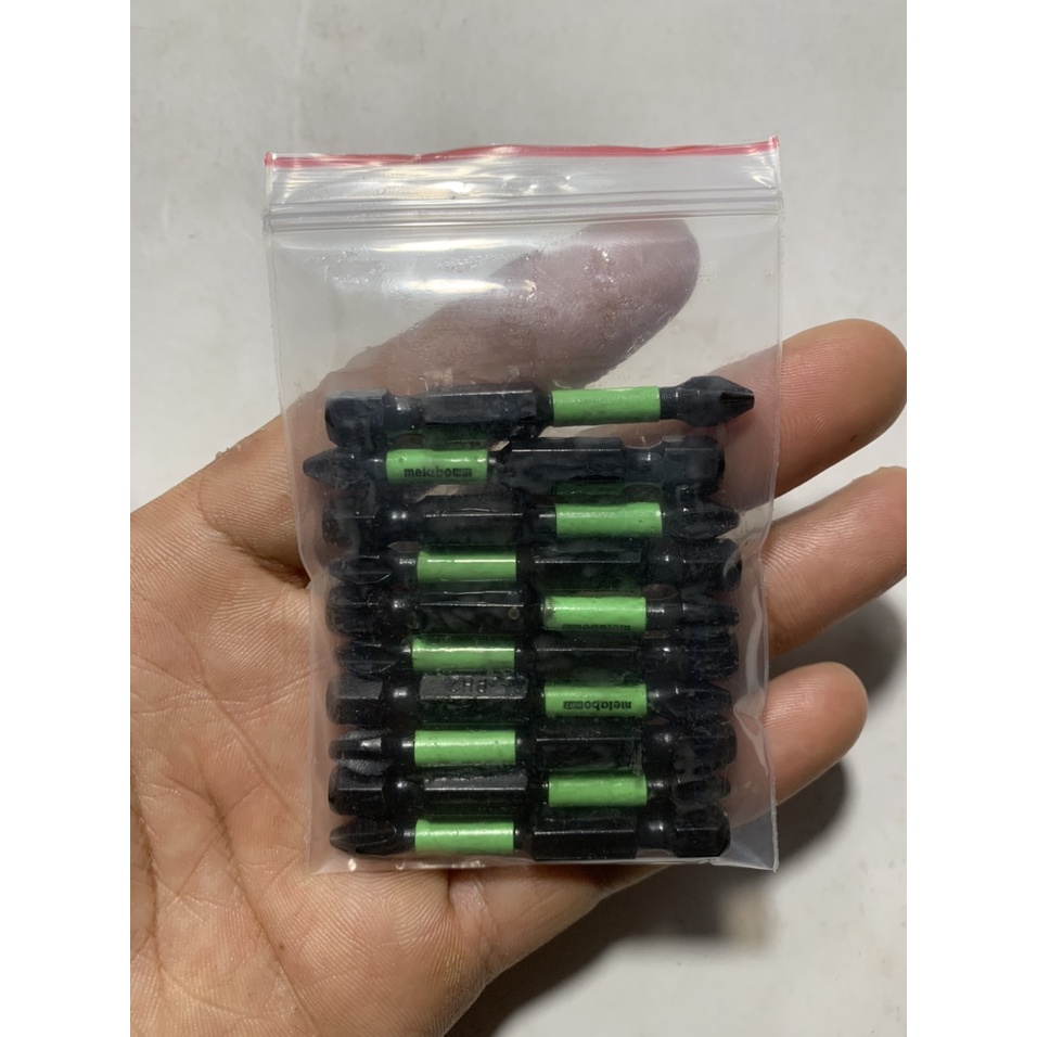 ( Sỉ mũi vít ) Túi 10 mũi vít Metabo dài 50mm chính hãng có từ