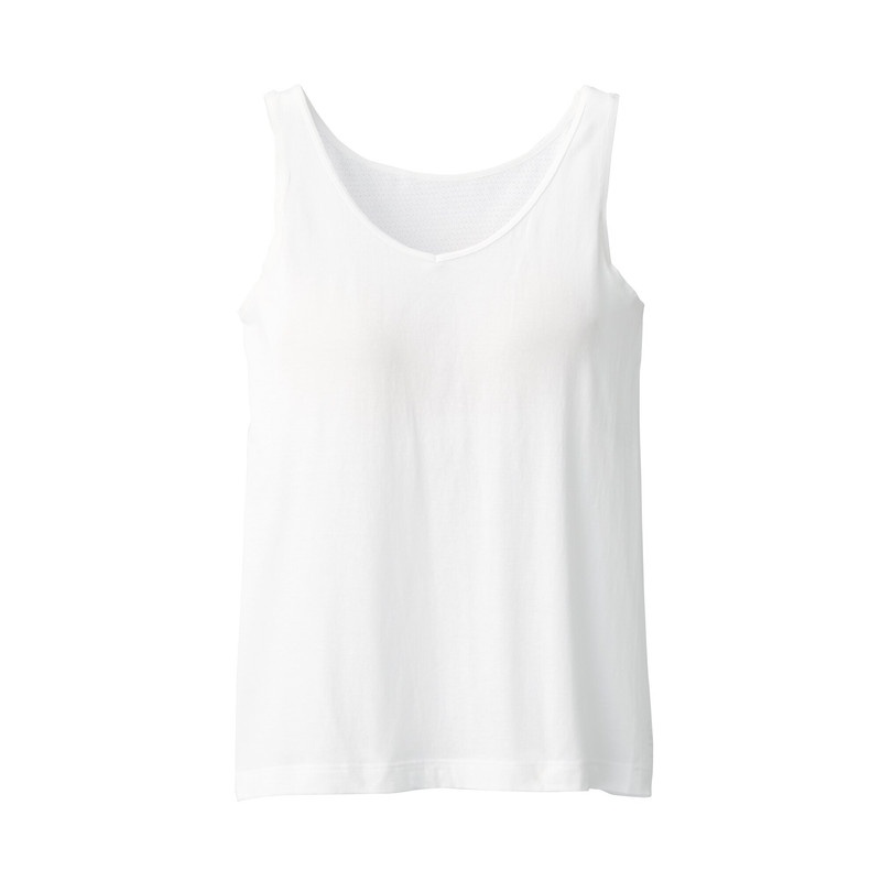 Muji Áo Ba Lỗ Lụa Có Đệm Ngực