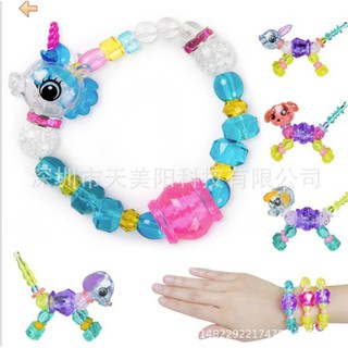 Vòng đeo tay tạo hình con thú độc đáo đẹp mắt [ Vòng đeo tay thú cưng biến đổi bất ngờ  Magic Pet Beads ]