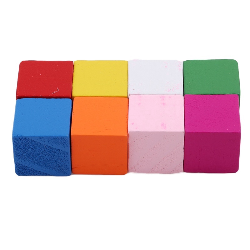 Set khối gỗ đồ chơi xây dựng xếp hình cho bé