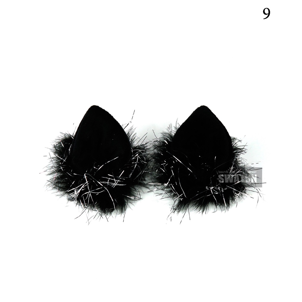 Phụ kiện gắn nón bảo hiểm - Tai mèo lông nhiều mẫu lựa chọn