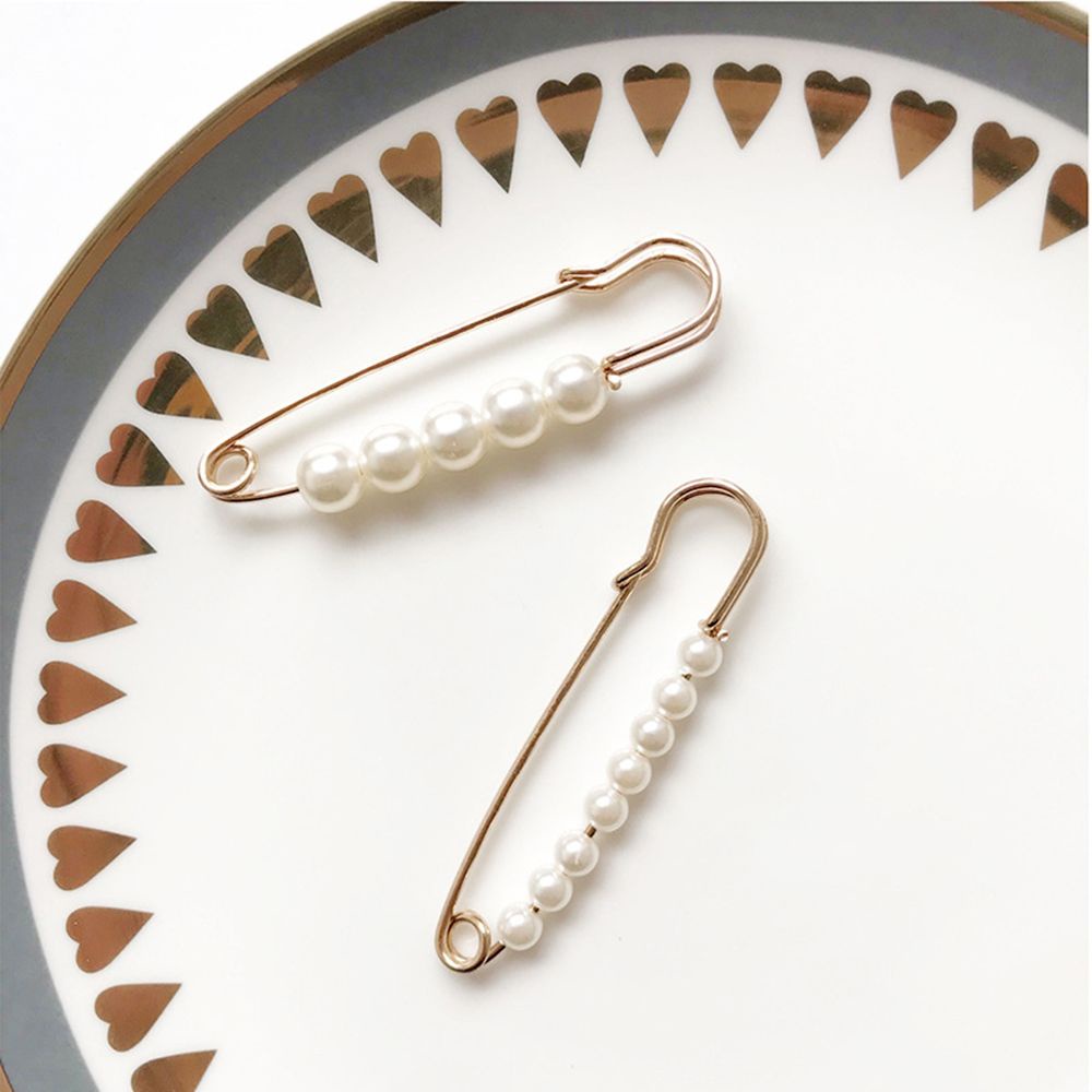 Ghim Cài Áo Đính Ngọc Trai Sang Trọng Thời Trang