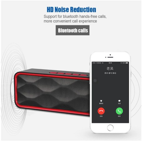 Loa Bluetooth CHÍNH HÃNG SC211 Âm Thanh Siêu Trầm