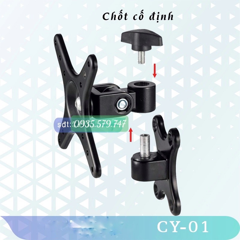 CY-01 - Giá treo màn hình máy tính - HỢP KIM NHÔM - Xoay đa năng -