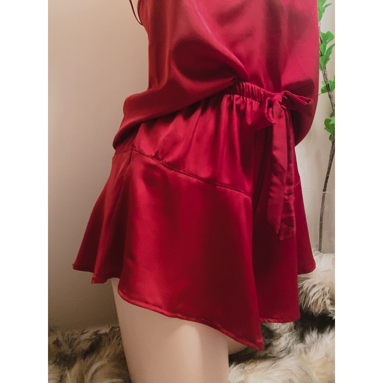 SX849 - ĐỒ BỘ LỤA 2 DÂY CAO CẤP -Kellywang