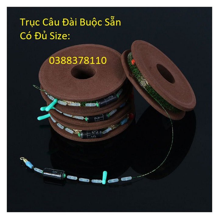 Trục Nâu Buộc Sẵn Chuyên Dùng Câu Đài Và Câu Đơn Rất Tốt - TBS 1