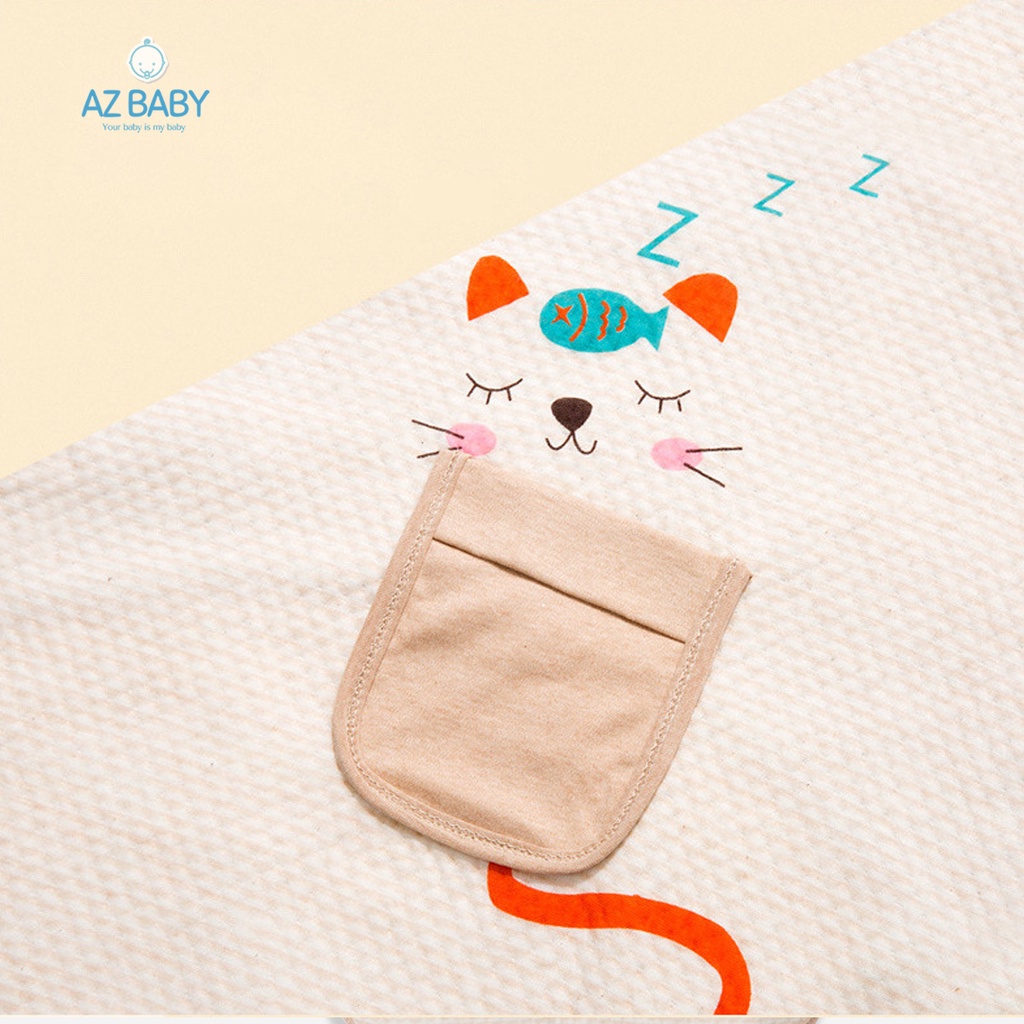 Túi ngủ hở chân cho bé chất liệu sợi tre - Az Baby