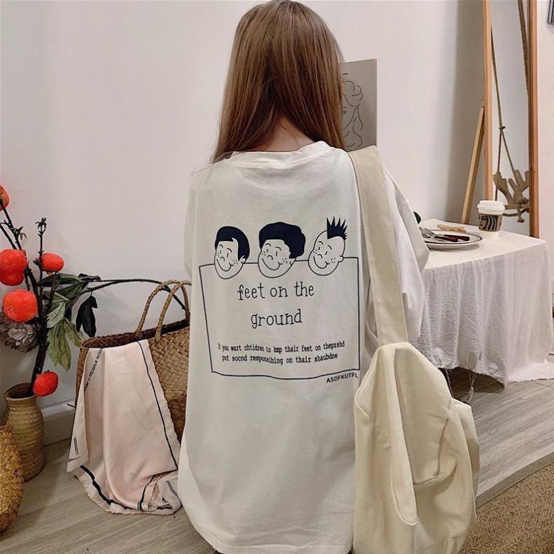 [Free Ship] Áo Phông Tay Lỡ Dáng Rộng Unisex Hình 3 Cậu Bé- Hàng Loại 1, Hot Trend | BigBuy360 - bigbuy360.vn