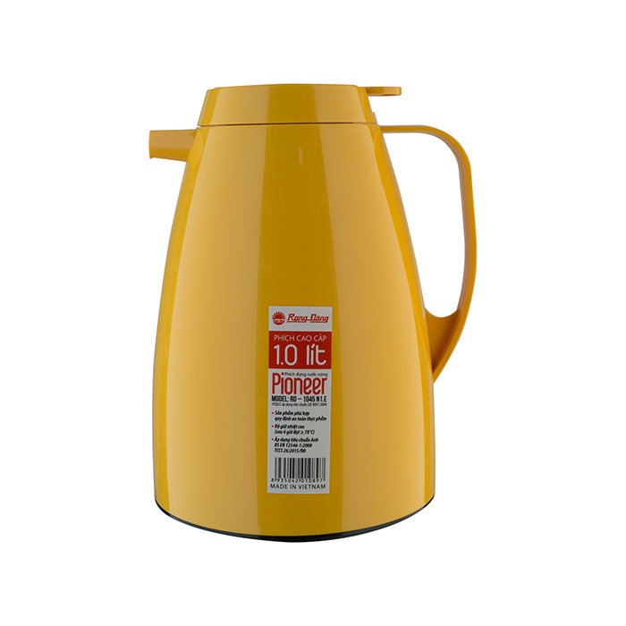 Phích đựng nước nóng 1 Lít Rạng Đông, nắp gioăng xoáy giữ nhiệt cao -  RD 1045 N1.E